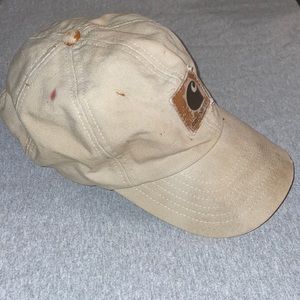 Carhartt hat, vintage, worn